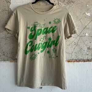 Retro Western Space Cowgirl Graphic Tee